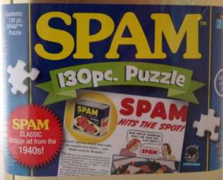 SPAM JIGSAW PUZZLE #2, 130 Pcs, Spam Can Tin Packaging  