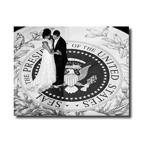  President Obama And The First Lady bw Giclee Print