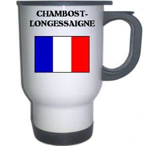  France   CHAMBOST LONGESSAIGNE White Stainless Steel Mug 