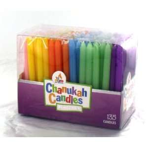  Chanukah Candles   Colored   Family Pack