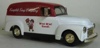 Original Campbells Soup Delivery Truck   1951 GMC Panel Ertl # FO15 