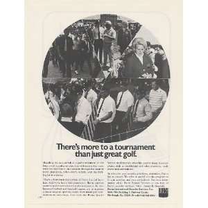  1973 Burns Special Security Services Golf Tournament Print 