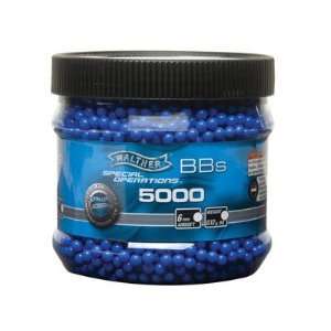 Walther 6mm Special Operations Plastic Airsoft BBs, 0.12g, 5,000 Rds 