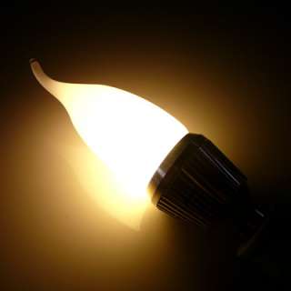 5W E14 High Power Warm White LED Candle Light Bulb Lamp Crystal 