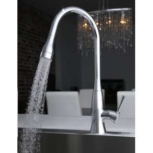  Riobel Kitchen faucet with spray ED101SS Stainless Steel 