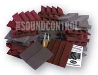 Auralex D36 Acoustic Foam+Glue Kit Studio Soundproofing  