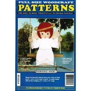  Swinging Angel Woodworking Pattern Arts, Crafts & Sewing