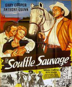 LE SOUFFLE SAUVAGE 54 G.COOPER, STANWYCK FRENCH 1 P  