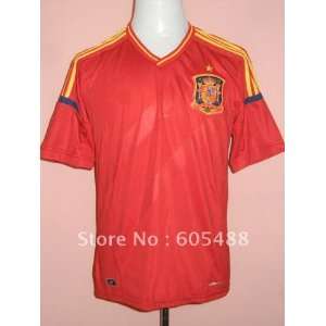 quality newest style national team spain home red soccer jersey spain 