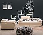ROUNDED FUNKY SQUARES wall sticker vinyl decal art phrase