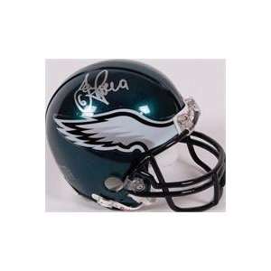  Sav Rocca autographed Football Mini Helmet (Philadelphia 