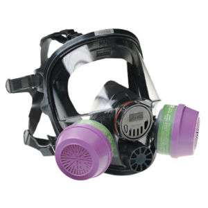 North Safety 760008AS Silicone Full Face Respirator Sm  