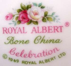 ROYAL ALBERT china CELEBRATION pattern BREAD PLATE  