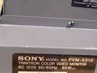 Sony, Trinitron 5in. Color Video Monitor, PVM 5310  