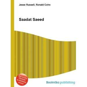  Saadat Saeed Ronald Cohn Jesse Russell Books