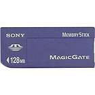 sony msh 128 memory stick flash memory card 128 mb ms  