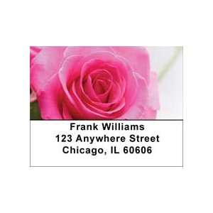  Pink Roses Address Labels