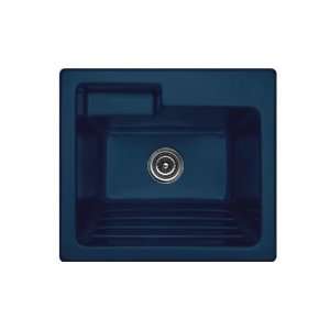  12238 Navy Blue Westerly Westerly Self Rimming 25x22 Laundry Sink 