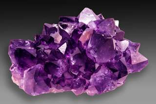 Gem Royal Purple AMETHYST Starburst Crystals  