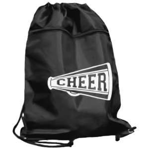  Image Sport Cheerleading Drawstring Backpacks BLACK 14 X 