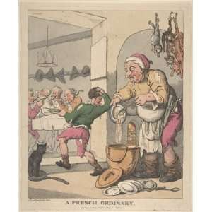  Hand Made Oil Reproduction   Thomas Rowlandson   24 x 30 