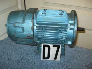 Leroy Somer Powerbloc Brake Motor BC2C75DB 5hp 1725 rpm  