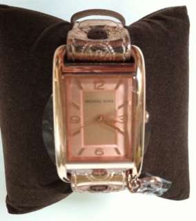 New w/Tags Michael Kors Rose Gold Leather Quartz Watch MK2248 MSRP $ 