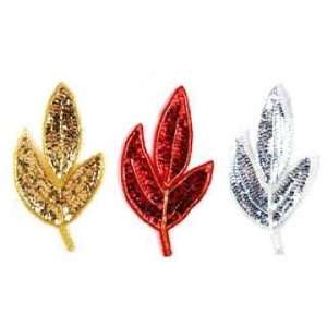   Leaf (metallic Colors) By Shine Trim   Red/gold Arts, Crafts & Sewing