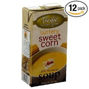   Natural Foods Buttery Sweet Corn Soup, 16 Ounce Pouch (Pack of 12