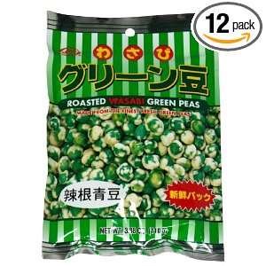 JFC Snack Wasabi Green Pea, 3.8800 ounces (Pack of12)  