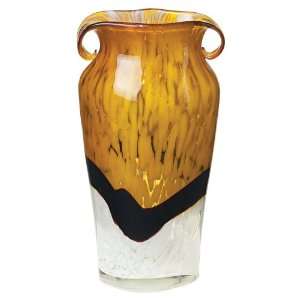  Amber Art Glass Collection Milk Jug Vase