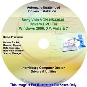  Sony Vaio VGN NS330J/L Drivers Kit DVD Disc   Windows 2000 