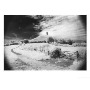  Glastonbury Tor, Somerset, England Giclee Poster Print by 