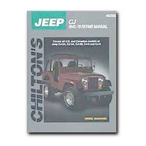  Chilton Jeep CJ (45   70) Repair Manual (40200 