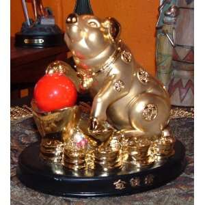  The Pig of Chinese Astrology Sculpture 6h The Year of 