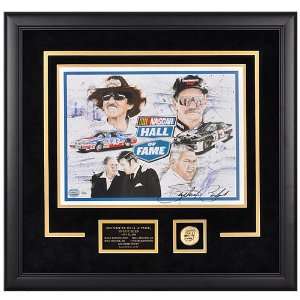 Mounted Memories 2010 Nascar Hall Of Fame Inaugural Inductees Framed 