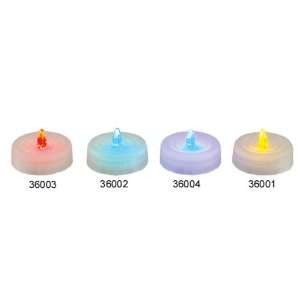  SET/4 YELLOW TWINKLING TEALIGHTS   LED