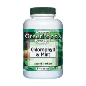  Chlorophyll & Mint 500 Chwbls by Swanson GreenFoods 