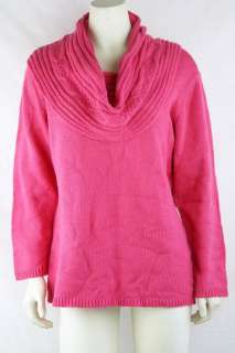 Charter Club NEW Plus Size 3X/22W/24W Pink Sweater NWT  