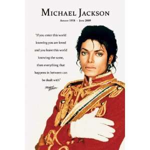  Michael Jackson Loved Memorial Poster 