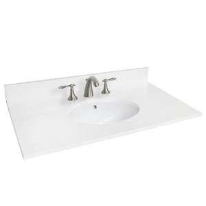  49 Crystallized Glass Stone Vanity Top with Undermount 