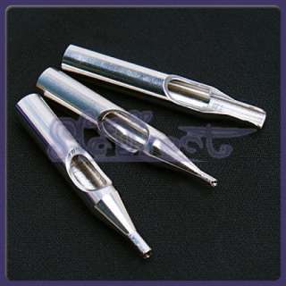 12 Stainless Steel Tattoo Nozzles Tip/Tube High Quality  