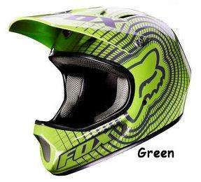   Rampage DH MTB Helmet Cycle Small Green Mountain Bike Full Face  