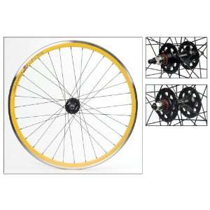 Wheel Master Weinmann DP18 Wheel Set   700c, 32H, Fixie/Fixie, Yellow 