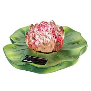  Geoglobal Solar Floating Lilly Pond Light