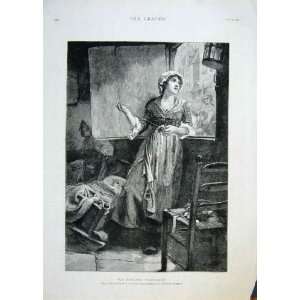  La Cocarde Tricolore Fine Art By Hood 1884 Old Print