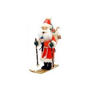  Christian Ulbricht 35   253 Santa on Skis Incense Burner 