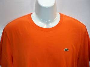 NEW NWT Mens Lacoste Tshirt Abricotier Orange size 6 8  