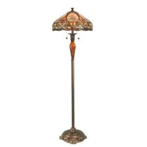  Dale Tiffany Scoville Floor Lamp in Antique Bronze Finish 