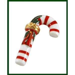  Authentic French Limoges Box Christmas Candy Cane